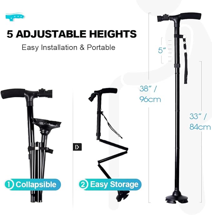 عصا سحرية مع أضواء LED