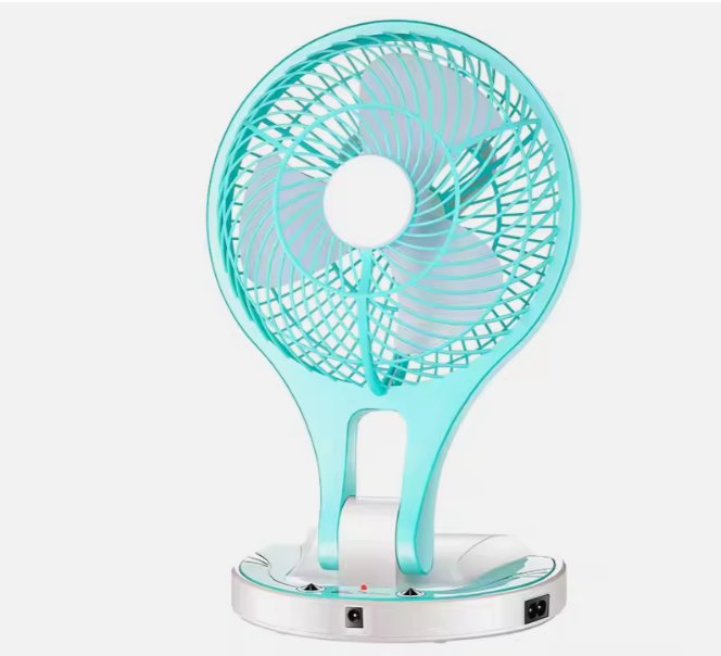 مروحة ميني محمولة مع ضوء LED
