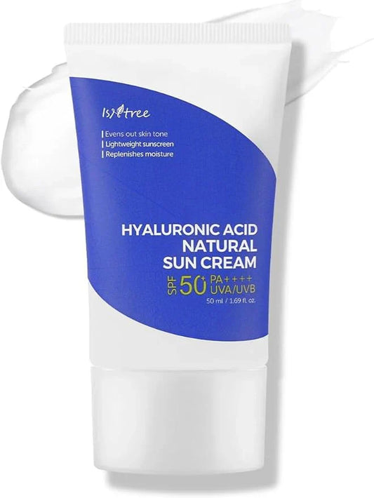 واقي شمس طبيعي بحمض الهيالورونيك (SPF 50)