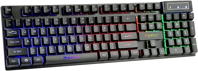 لوحة مفاتيح وماوس الألعاب Rainbow