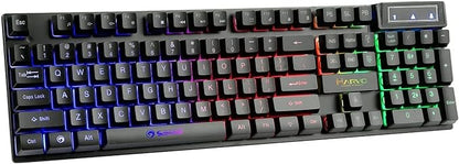 لوحة مفاتيح وماوس الألعاب Rainbow