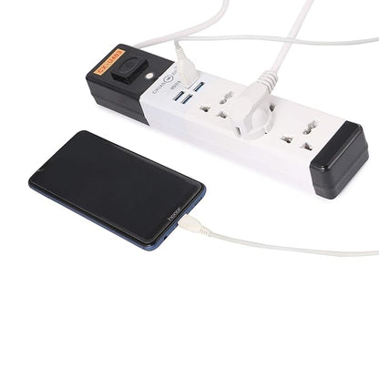 3 مقابس ذكية و4 منافذ USB